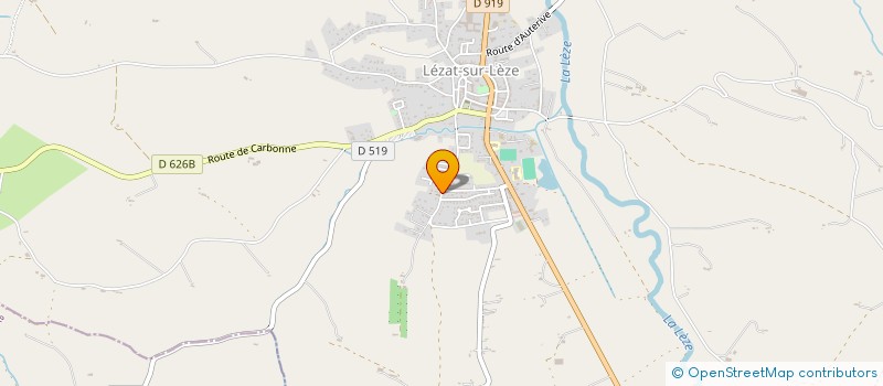 localisation de l'entreprise VAUTIER SERVICES à LEZAT-SUR-LEZE