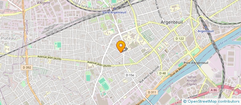 localisation de l'entreprise VAUTIS  ARGENTEUIL