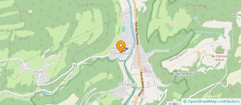 localisation de l'entreprise VAUTRIN ENERGIES  VILLARS-SOUS-DAMPJOUX