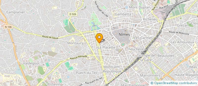 localisation de l'entreprise VAUTRIN IMMOBILIER à NIMES