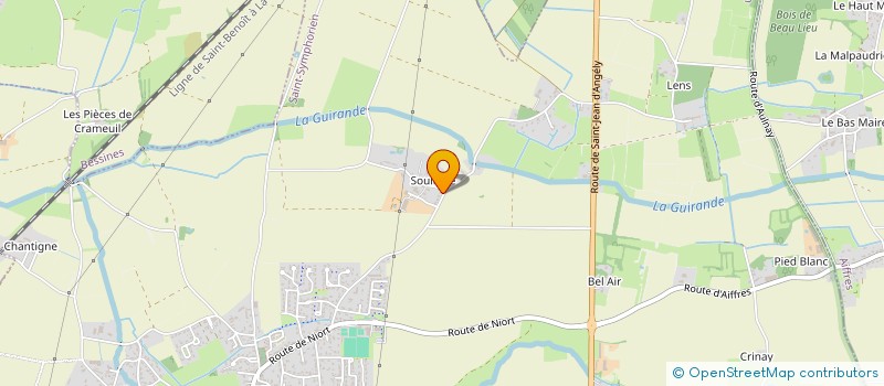 localisation de l'entreprise VAUVERT  SAINT-SYMPHORIEN