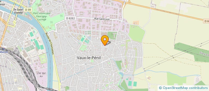 localisation de l'entreprise VAUX LE PENIL PUTTING CLUB à VAUX-LE-PENIL