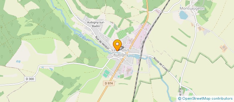 localisation de l'entreprise VAUX-LOISIRS à LE MONTSAUGEONNAIS