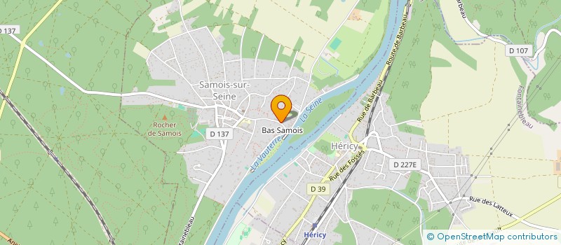 localisation de l'entreprise VAUX ST JUST  SAMOIS-SUR-SEINE