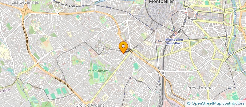 localisation de l'entreprise VAV à MONTPELLIER