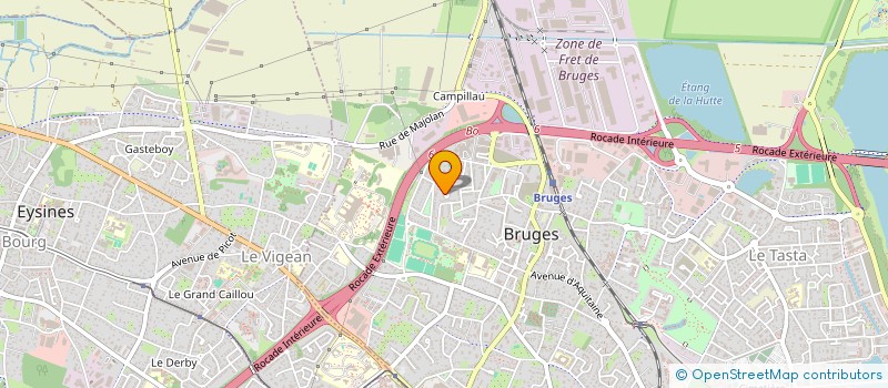 localisation de l'entreprise VAV  BRUGES