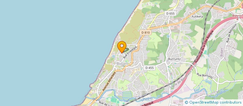localisation de l'entreprise VAVA à BIDART