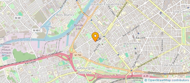 localisation de l'entreprise VAVA BRETIGNY à LILLE