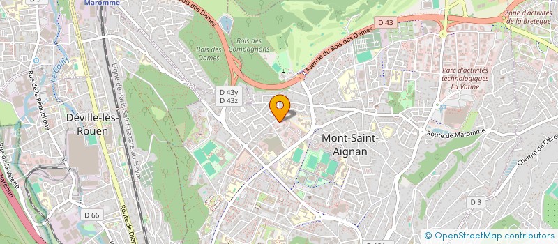 localisation de l'entreprise VAVAPE à MONT-SAINT-AIGNAN