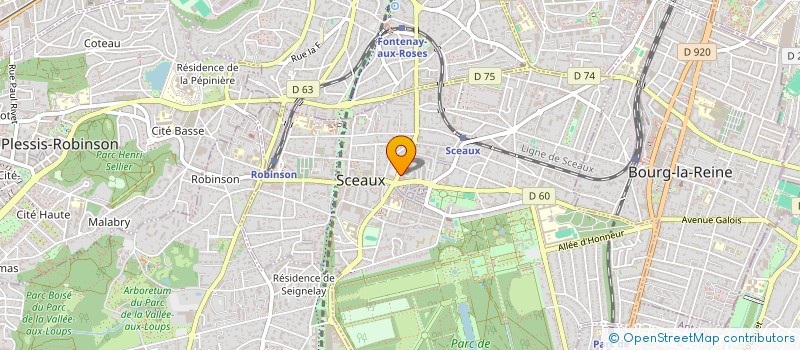 localisation de l'entreprise VAVASSEUR COUVERTURE à SCEAUX