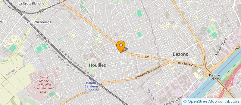 localisation de l'entreprise VAVER  HOUILLES