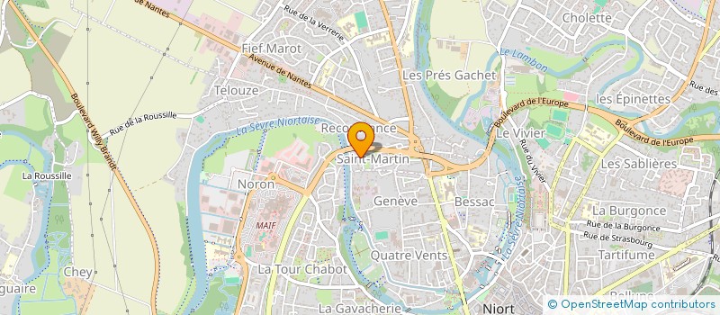 localisation de l'entreprise VAVIMA  NIORT