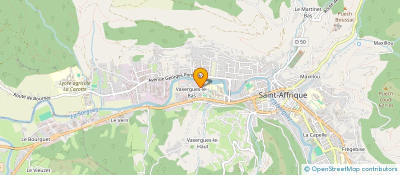 localisation de l'entreprise VAXYLI  SAINT-AFFRIQUE