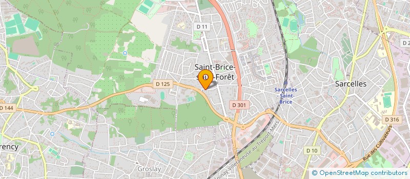 localisation de l'entreprise VAY à SAINT-BRICE-SOUS-FORET