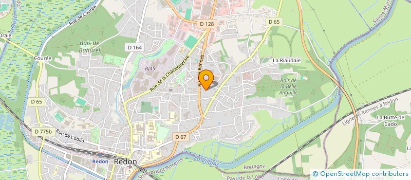 localisation de l'entreprise VAY BAT' à REDON