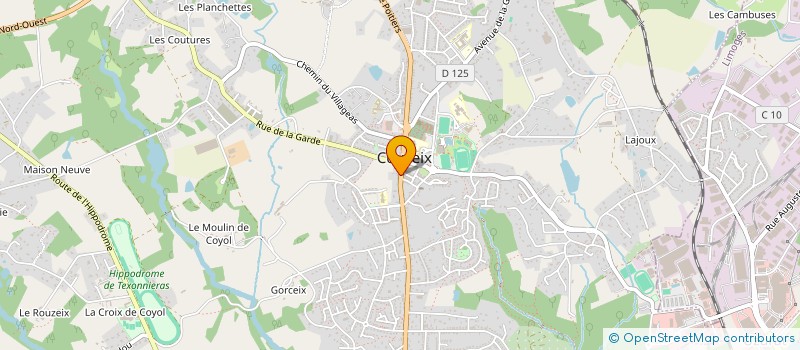 localisation de l'entreprise VAYLAB  COUZEIX