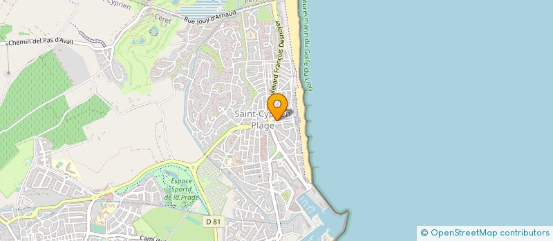 localisation de l'entreprise VAYLE  ST CYPRIEN