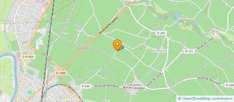 localisation de l'entreprise VAYRON CHARLES XAVIER  POMEROL