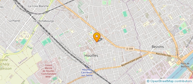 localisation de l'entreprise VAYROX  HOUILLES