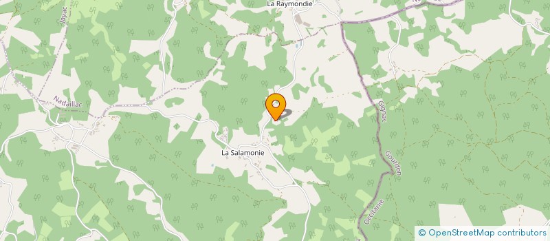 localisation de l'entreprise VAYSSIE PAYSAGES  BORREZE