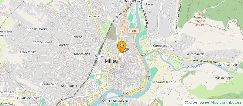 localisation de l'entreprise VAYSSIER INDIVISION  MILLAU