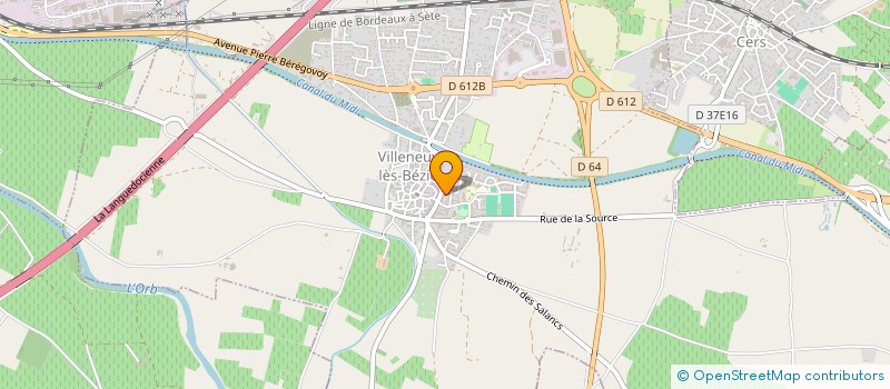 localisation de l'entreprise VAYSSIERE FRERES SARL à VILLENEUVE-LES-BEZIERS