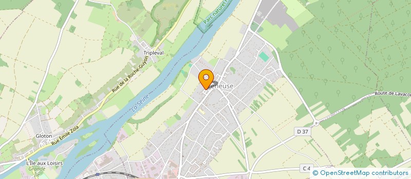 localisation de l'entreprise VAZ  FRENEUSE