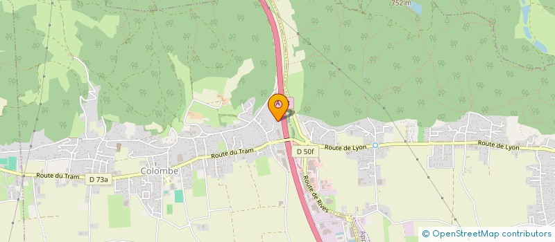 localisation de l'entreprise VAZ-IMMO  COLOMBE