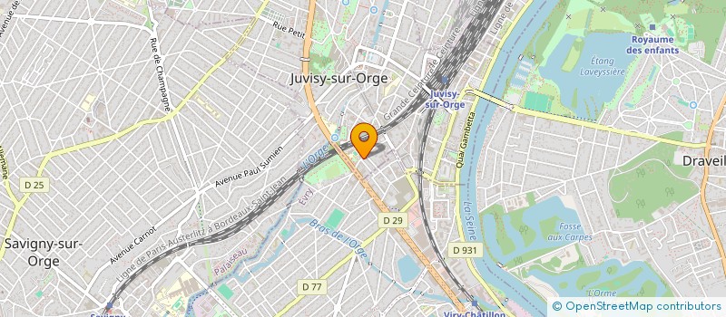 localisation de l'entreprise VAZ PRO à JUVISY-SUR-ORGE