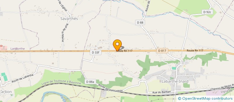 localisation de l'entreprise VAZ RIBEIRO  LABARTHE INARD