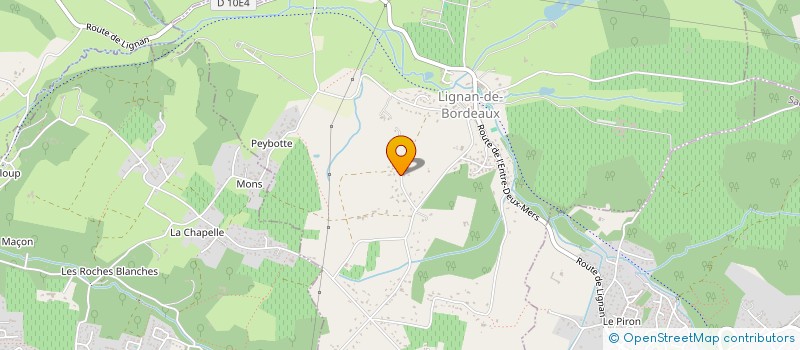 localisation de l'entreprise VAZABE  LIGNAN-DE-BORDEAUX