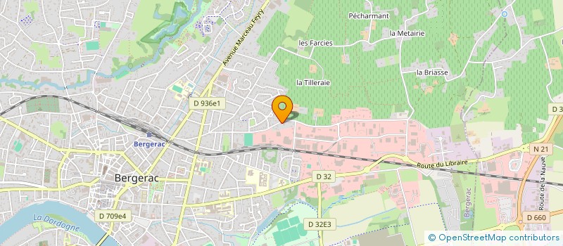 localisation de l'entreprise VAZEILLE - BOZZI - MANCINI à BERGERAC