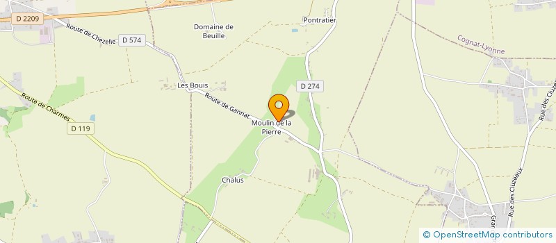 localisation de l'entreprise VAZEILLE SOLIGNAT à CHARMES