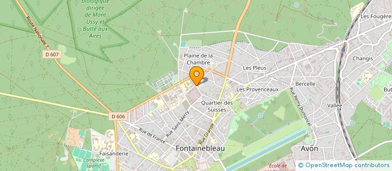 localisation de l'entreprise VAZEUX FICHAUX à FONTAINEBLEAU