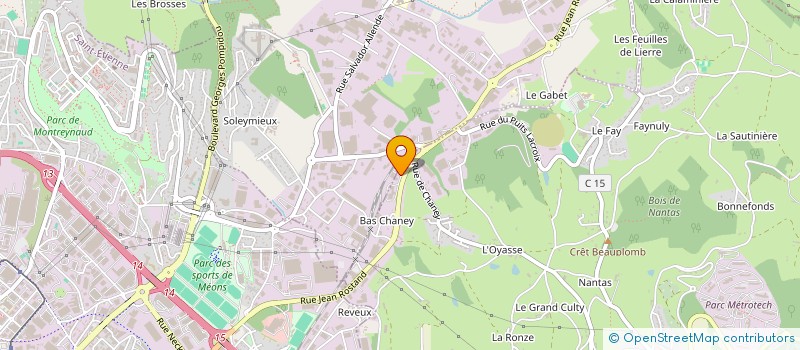 localisation de l'entreprise VAZILLE-FAVERJON  SAINT-JEAN-BONNEFONDS