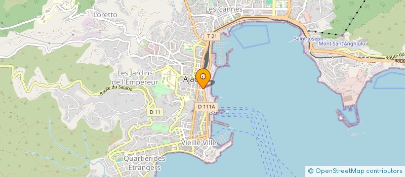 localisation de l'entreprise VAZZIO INVEST  AJACCIO