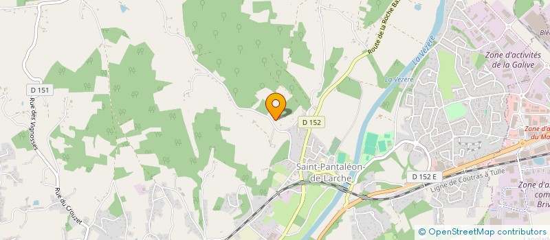 localisation de l'entreprise VB 360  SAINT-PANTALEON-DE-LARCHE