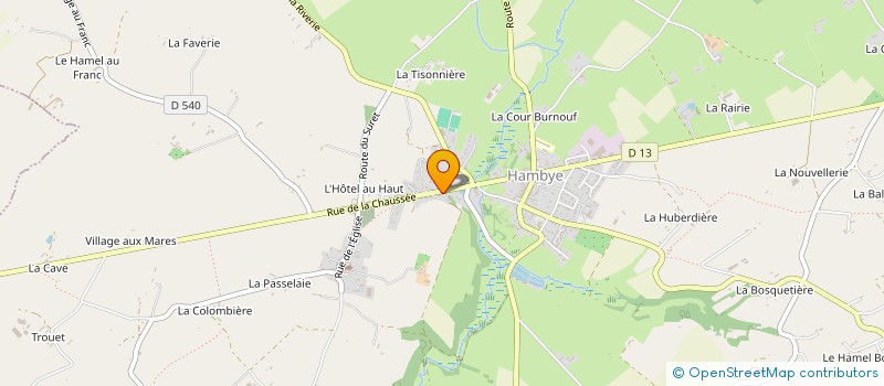 localisation de l'entreprise VB  HAMBYE