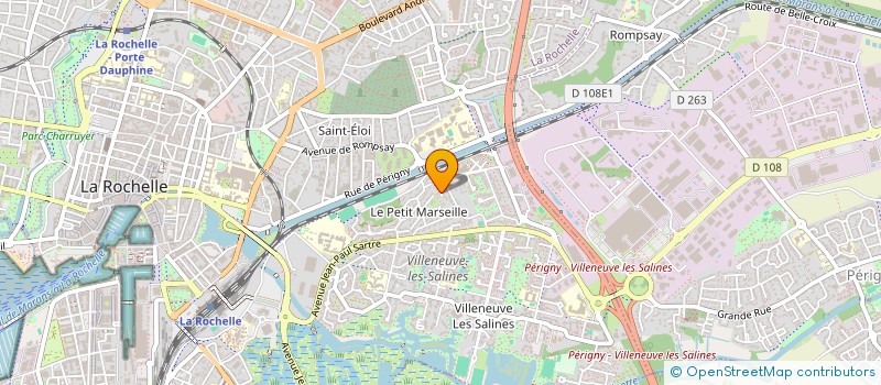 localisation de l'entreprise VB ASSOCIES  LA ROCHELLE