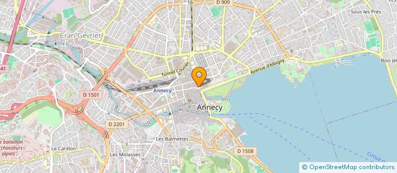 localisation de l'entreprise VB AVOCAT à ANNECY