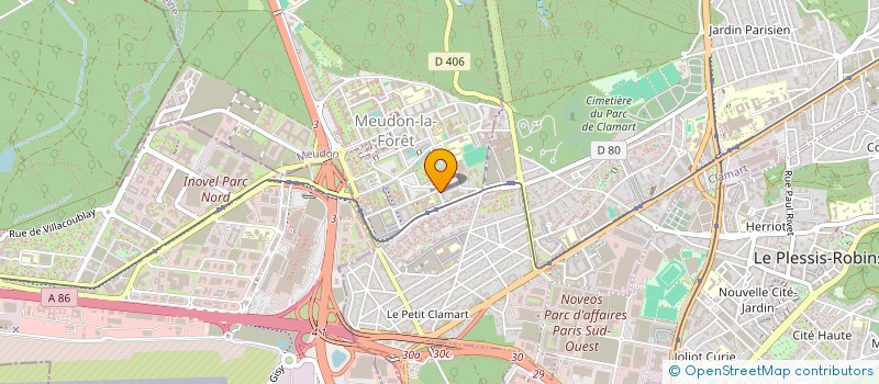 localisation de l'entreprise VB BAT à MEUDON