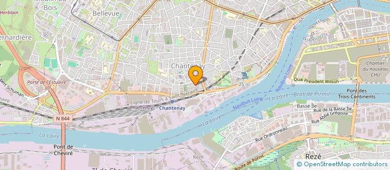 localisation de l'entreprise VB COMPANY à NANTES