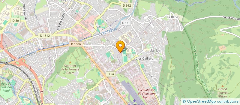 localisation de l'entreprise VB CONCEPT à LA RAVOIRE