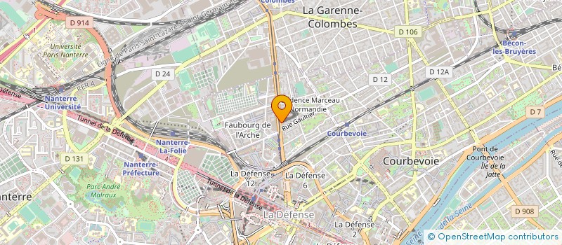 localisation de l'entreprise VB CONSEIL à COURBEVOIE