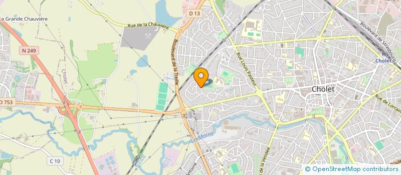 localisation de l'entreprise VB CONSULTING à CHOLET