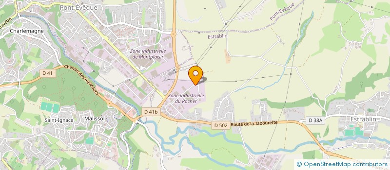 localisation de l'entreprise VB CONSULTING  ESTRABLIN