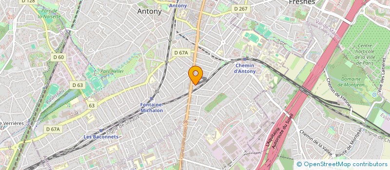 localisation de l'entreprise VB CONSULTING à ANTONY
