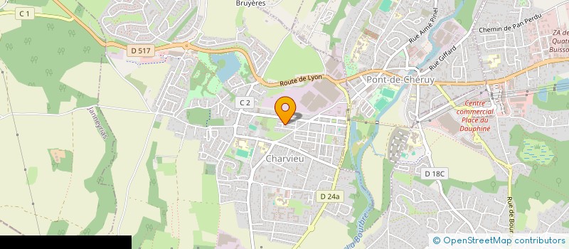 localisation de l'entreprise VB.DIS  PONT-DE-CHERUY