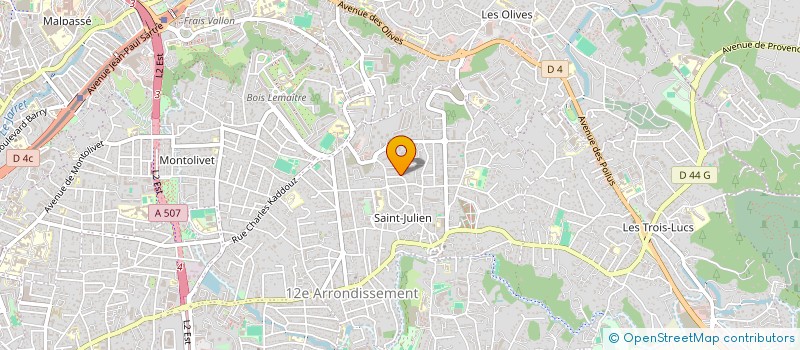 localisation de l'entreprise VB ENTRETIEN à MARSEILLE 12