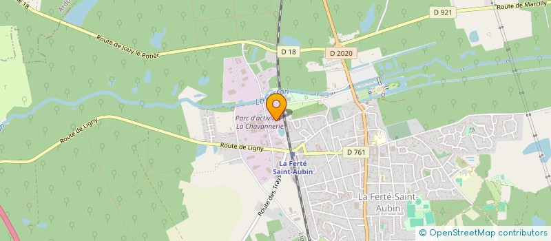 localisation de l'entreprise VB EXPANSION à LA FERTE-SAINT-AUBIN